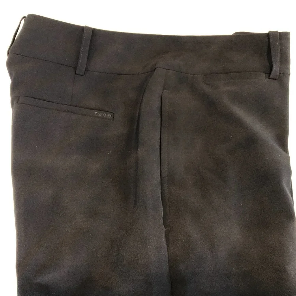 IZOD XFG Stretch Athletic Bermuda Cuffed Golf Shorts Black Size 4 - Picture 6 of 11